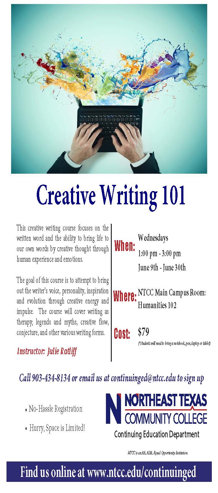 houston community college creative writing